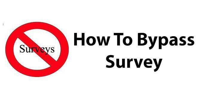 How To Bypass Survey