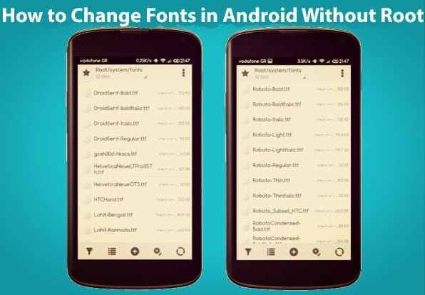 How to Change Fonts in Android Without Root